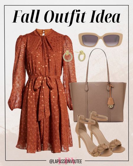 Transition into fall glamour with a long-sleeve mini dress – effortlessly chic and just the right touch of warmth. Pair it with elegant heeled sandals, a trendy tote bag, gold earrings, and sleek sunglasses for the perfect autumn ensemble. Embrace the season with style and sophistication. 🍂✨

#LTKSeasonal #LTKstyletip