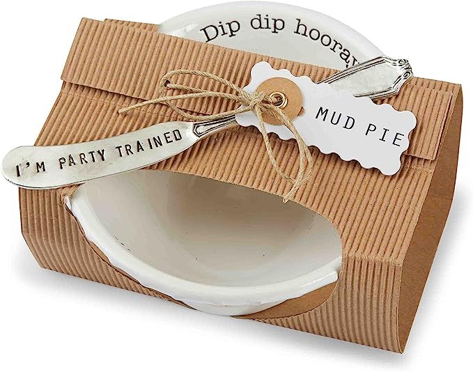 Mud Pie Dip Bowl Set, Hooray, 2" x 6" | Amazon (US)