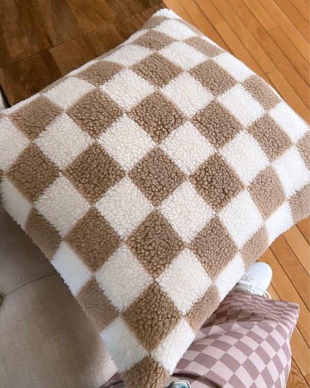 The softest, coziest and cutest checker pillows for my spring refresh!

#LTKFind #LTKhome #LTKunder50