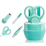 Emoly Baby Manicure Set, 4-in-1 Baby Grooming Kit, Premium Stainless Steel, Baby Nail Clippers, Scis | Amazon (US)