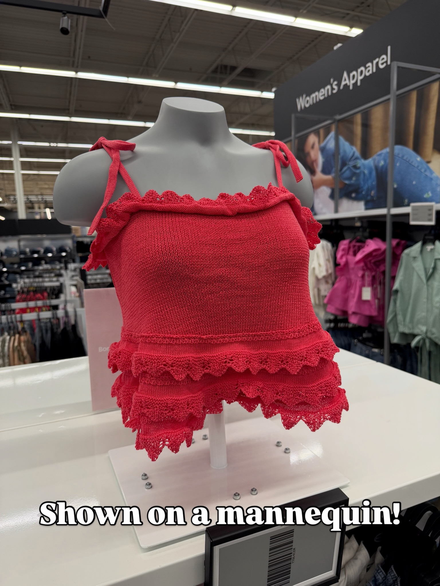 Sweater knit tank with ruffle detail at Walmart #walmartfashion

#LTKSaleAlert