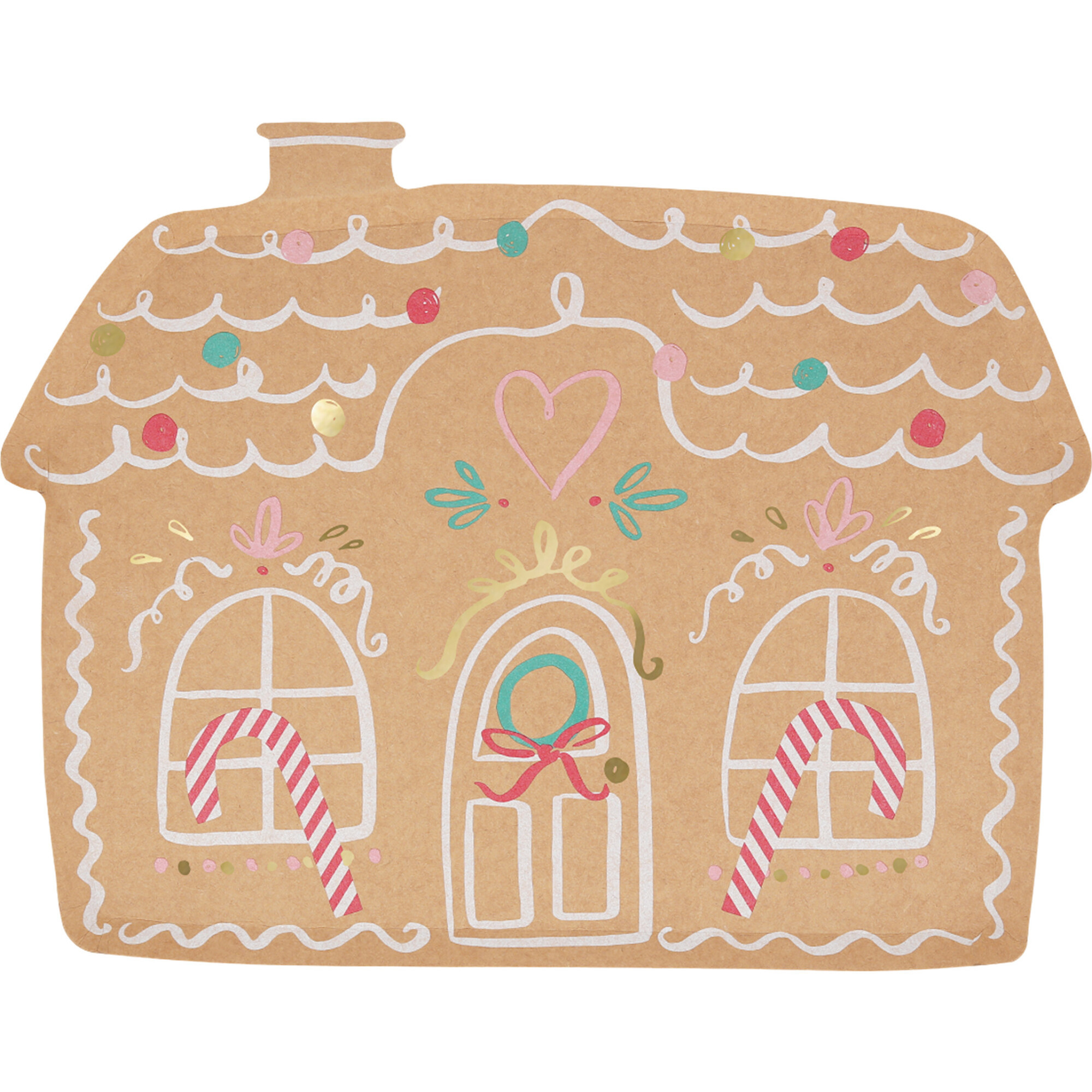 Gingerbread House Plates | Maisonette