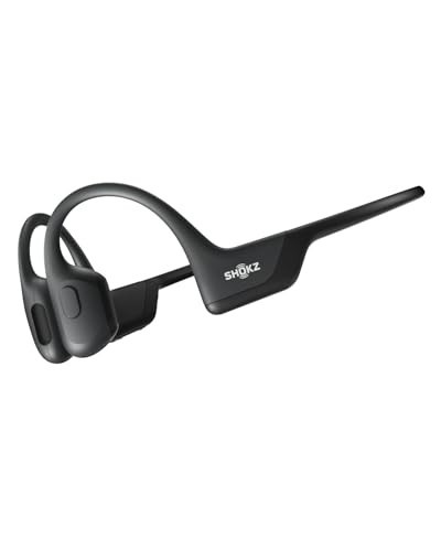 SHOKZ OpenRun Pro-Bone Conduction Headphones, Open-Ear Bluetooth Wireless Sport Headphones for Running and Workout, Sweat Resistant, Long Battery Life, Premium Deep Bass, Mic，with Hair Band, Black | Amazon (US)
