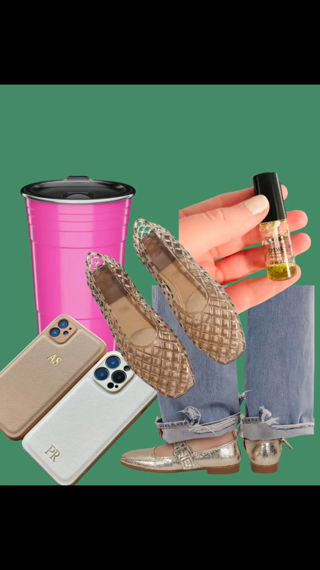 this week’s fave five is all about little luxuries we’re loving:
– georgio armani crema nera serum (hello, glow!)
– a personalized phone case that’s so me
– new summer jellies for all the spring vibes
– the cutest new summer cup we can’t put down
– gold ballet slipper shoes that are pure chic

what’s on your fave list this week?

#theglitteroption #favefive #littleluxuries #selfcarefavorites #springstyle #momstyle #everydaymagic #beautyfavorites #cozyliving #smalljoys

#LTKShoeCrush #LTKBeauty #LTKOver40