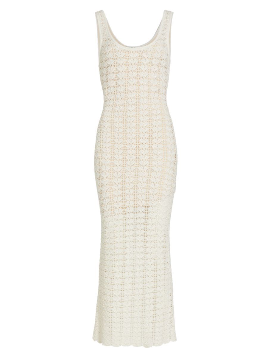 Veronique Crochet Tank Midi-Dress | Saks Fifth Avenue