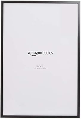 AmazonBasics Poster Photo Picture Frames - 24 x 36 Inches, 2-Pack, Black | Amazon (US)