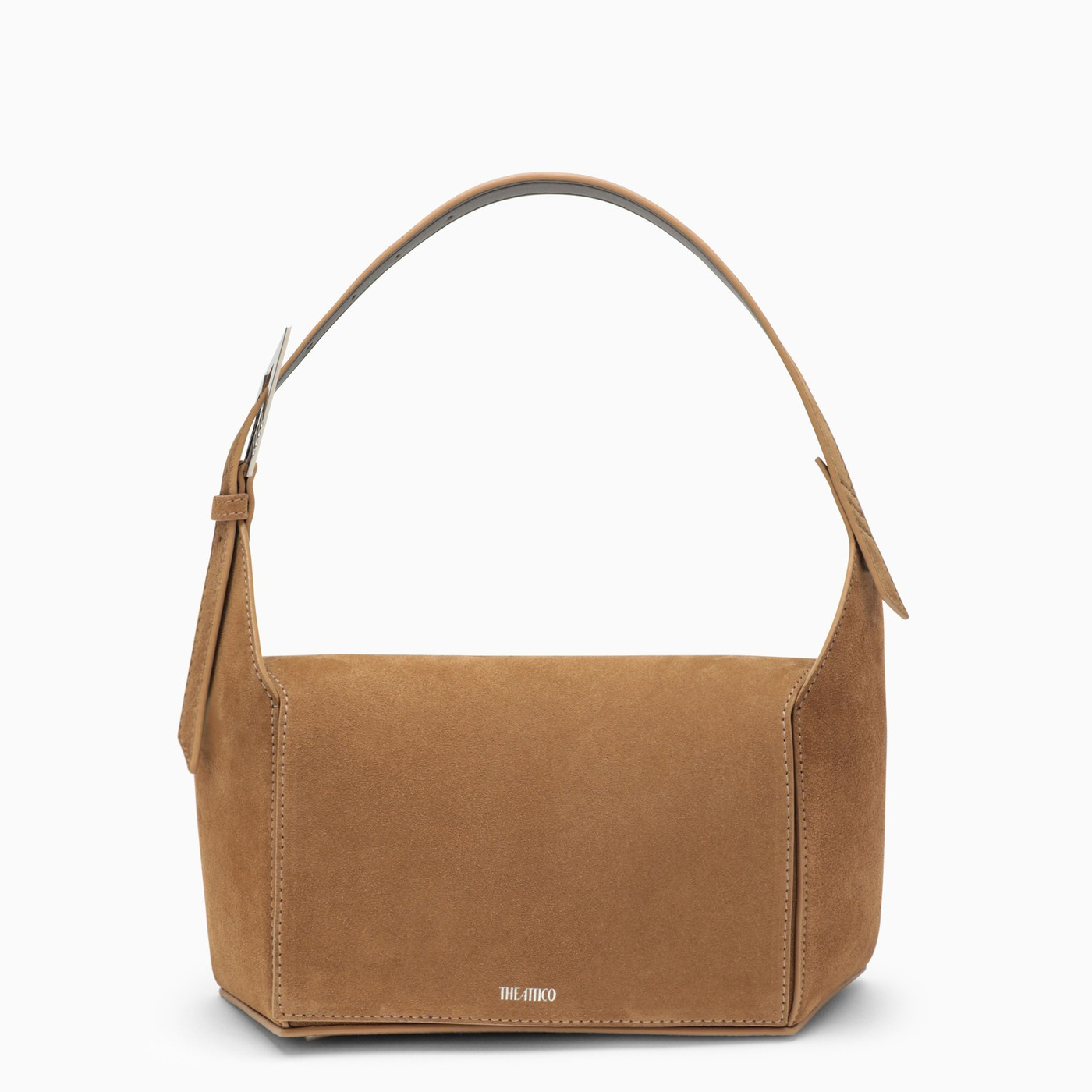 7/7 light chocolate suede bag | The Double F