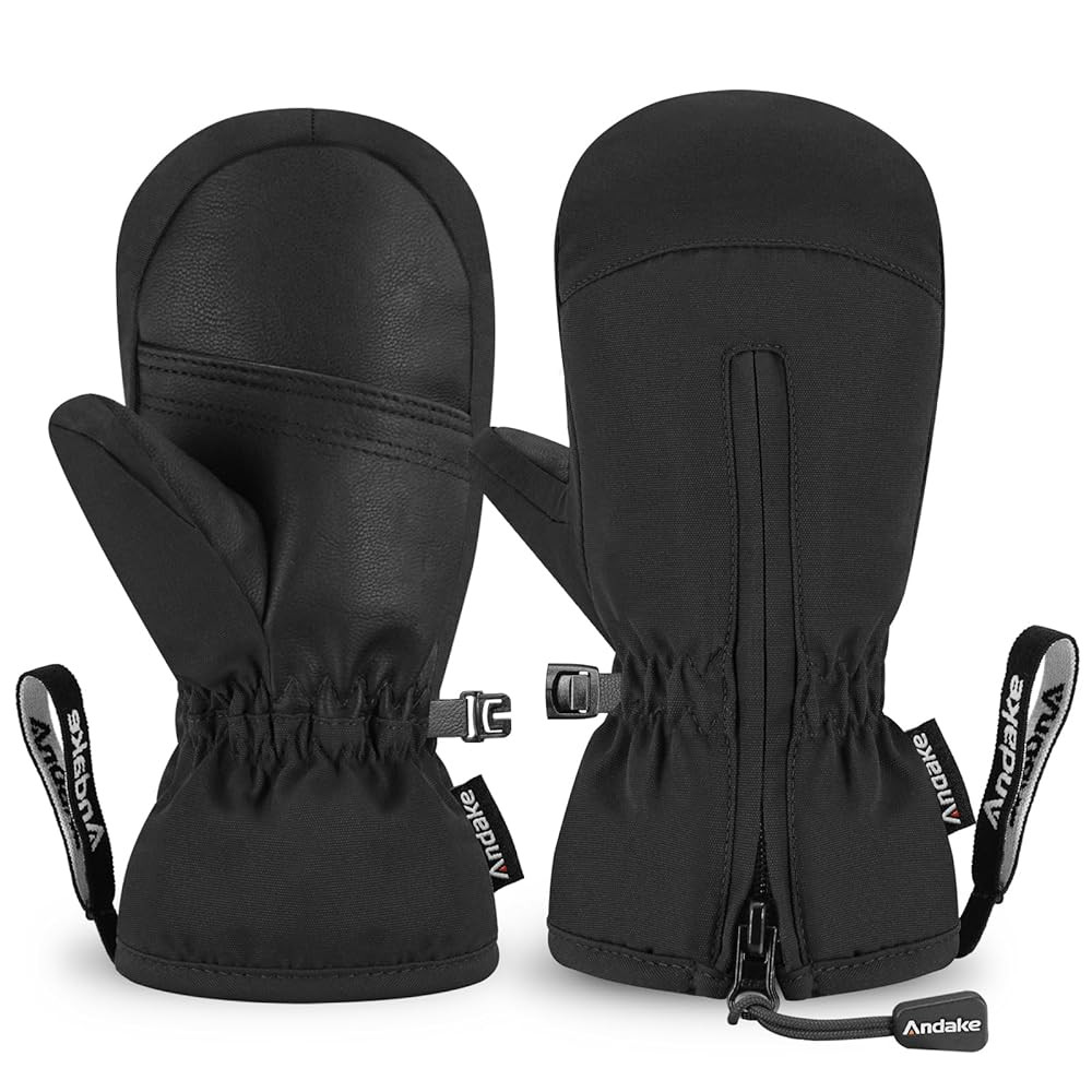 Andake Kids Ski Mittens Winter Warm Waterproof & Breathable Toddler Snow Gloves with Easy-to-Wear... | Amazon (CA)