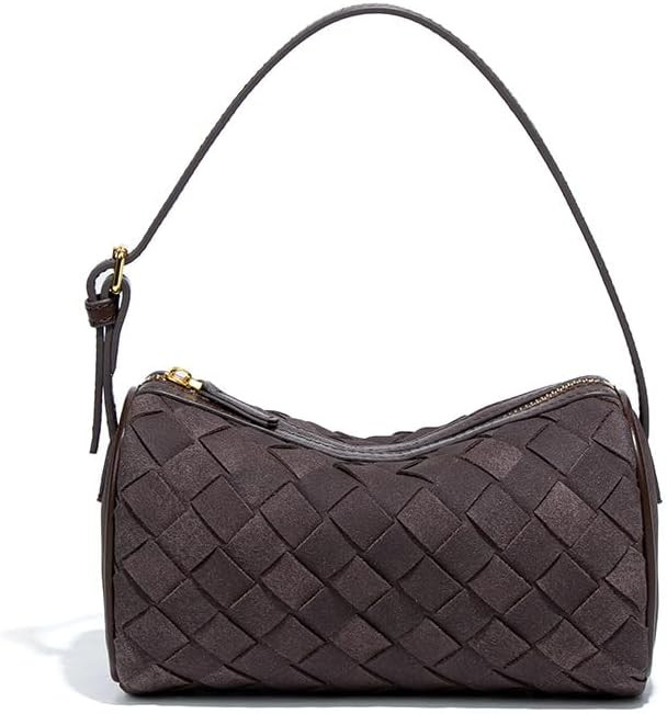 Mini Woven Leather Bag, Small Woven Handbag, Small Clutch Purses, Mini Leather Top-handle Bags fo... | Amazon (US)