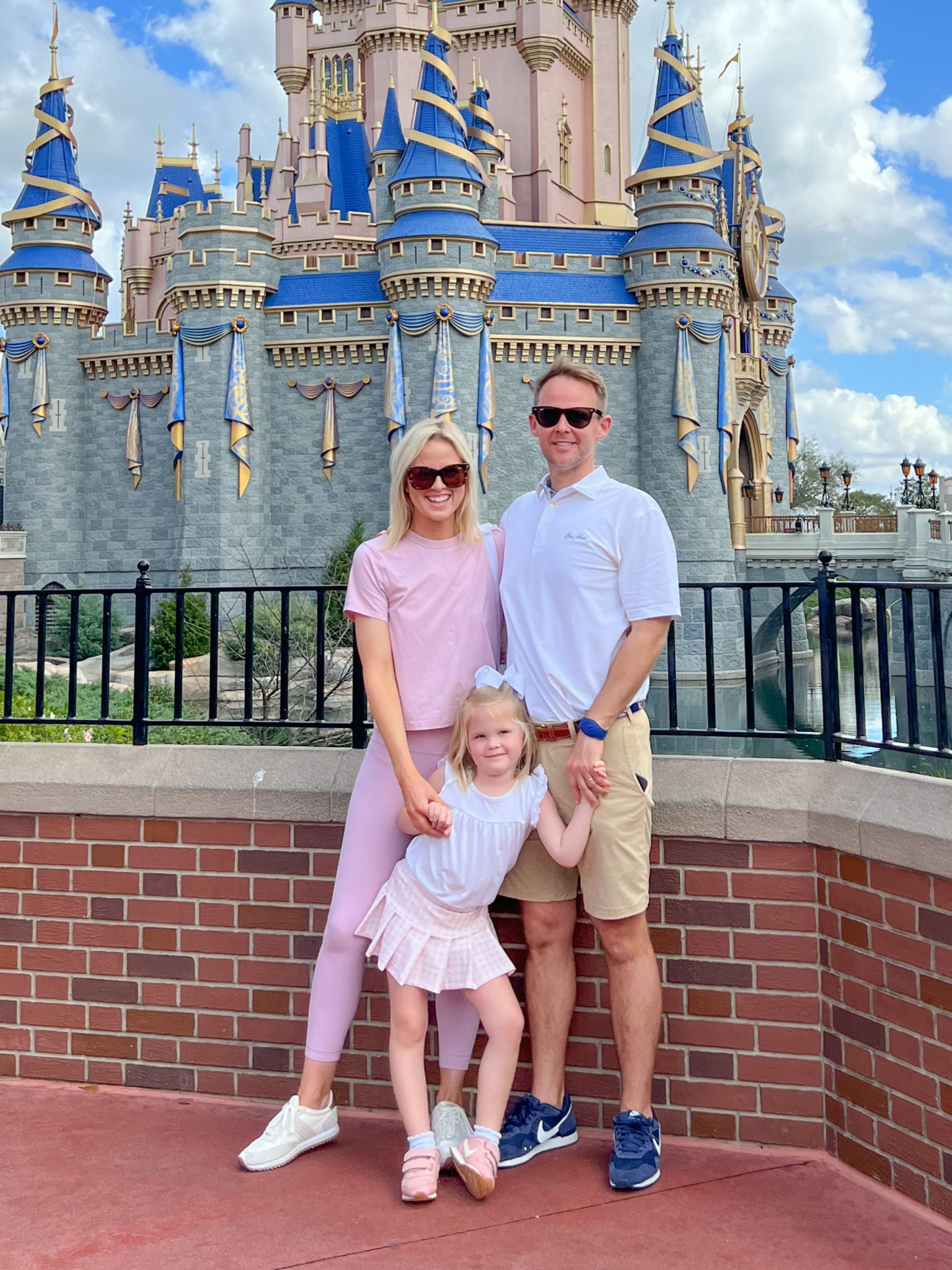 Disney pink athleisure outfit 