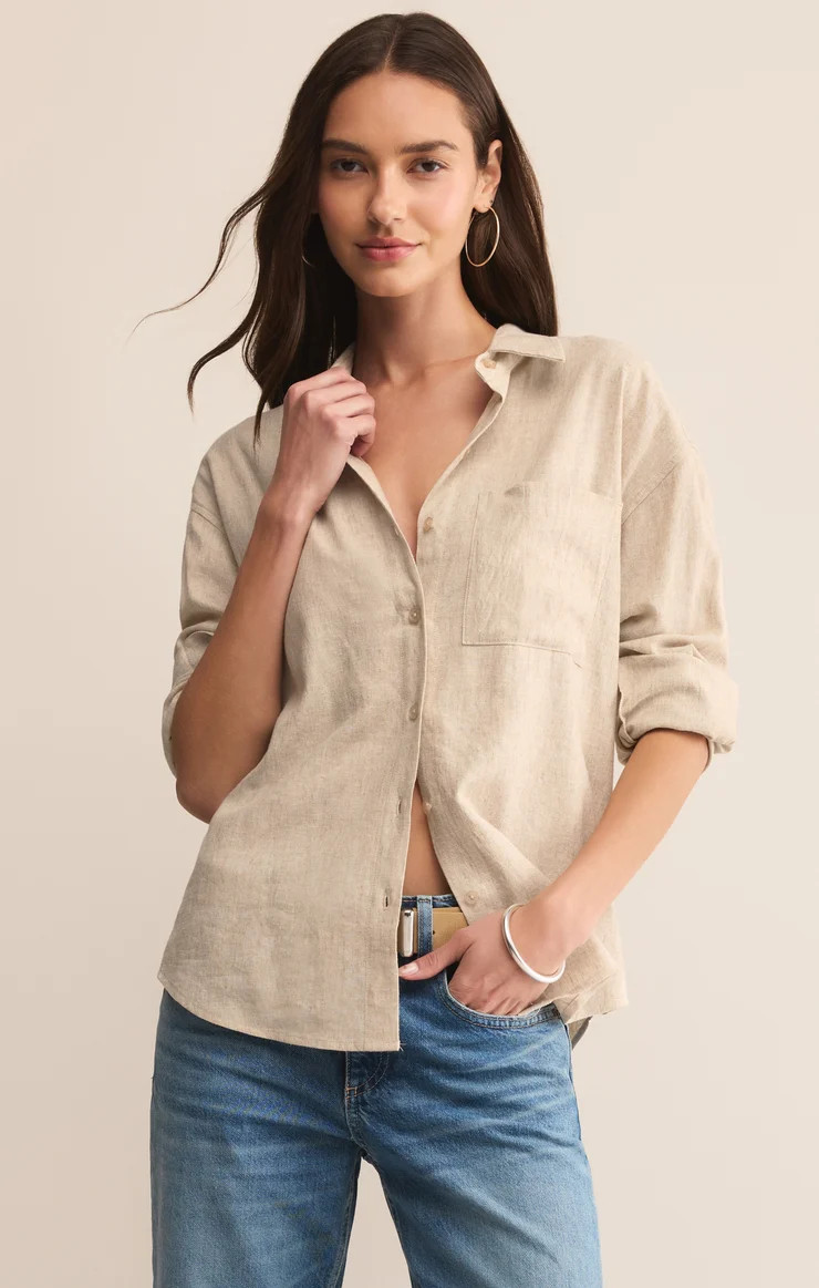 Alfie Linen Button Up | Z Supply