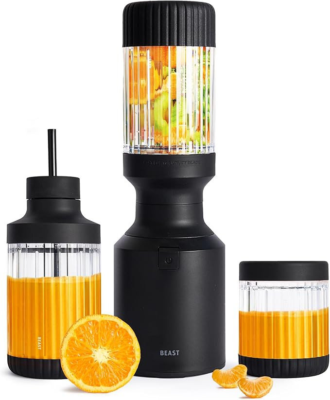 The Beast Mini Blender Plus | Mini Countertop Kitchen Blender | Blend Smoothies and Shakes, Dress... | Amazon (US)