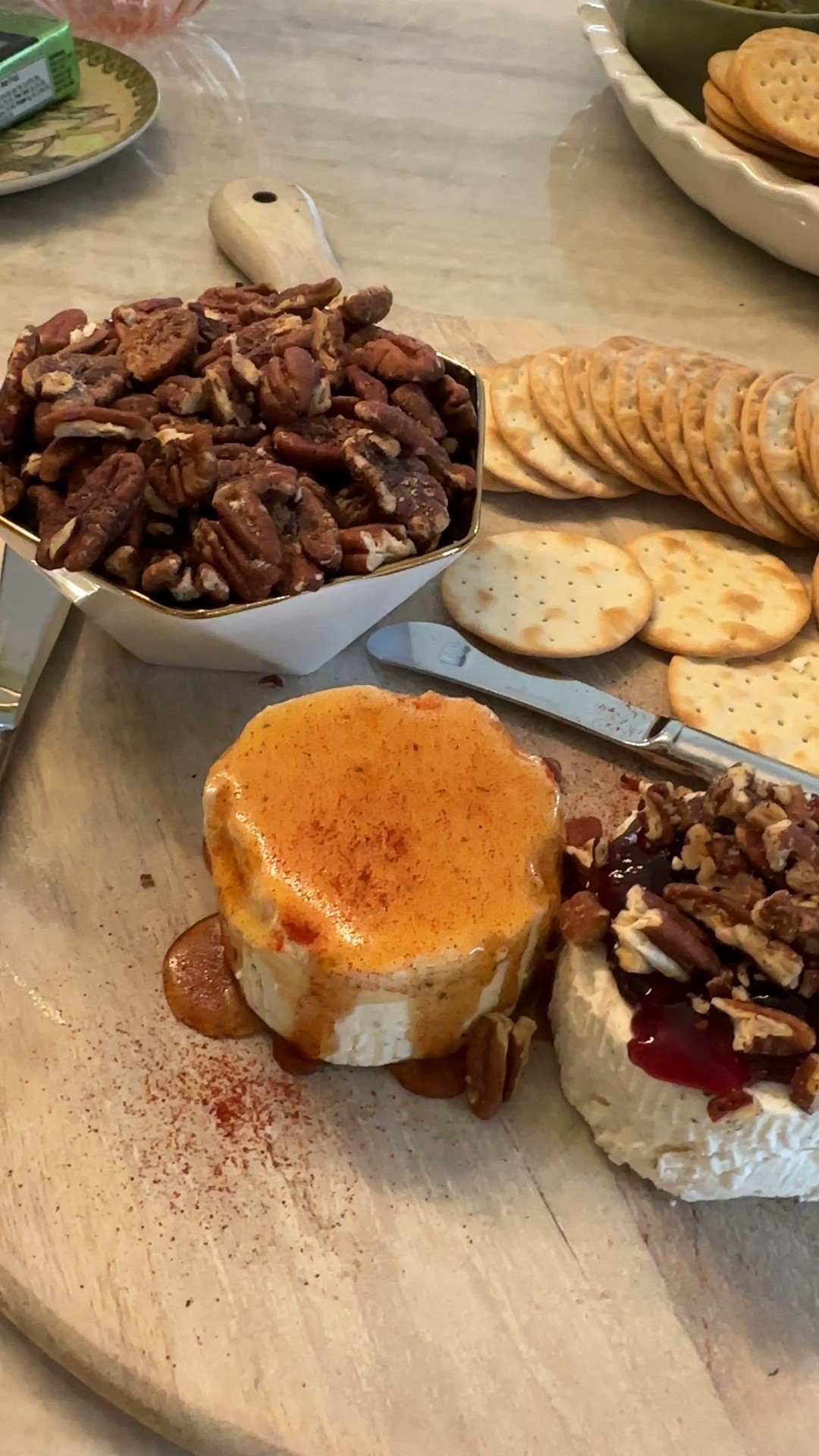 New Year’s Eve charcuterie boards. 