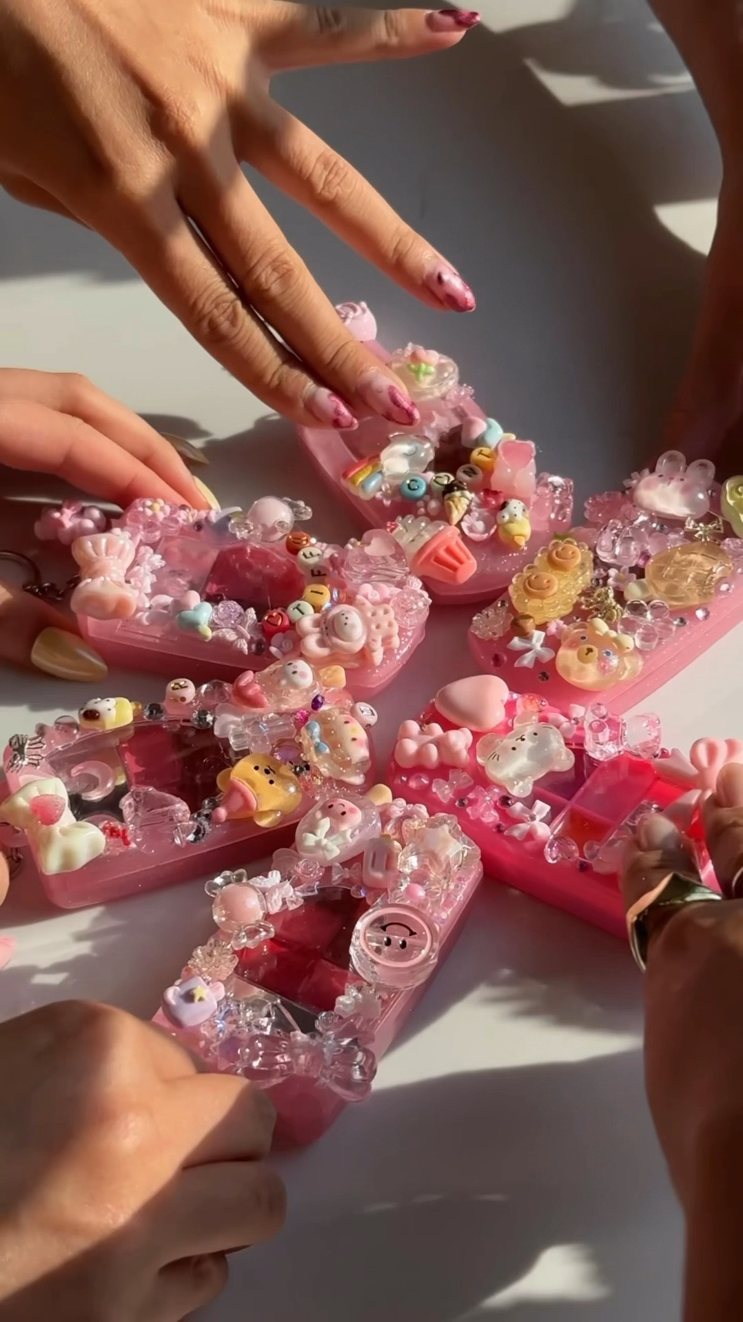 Host a crafternoon with me

I’m hosting the crafting party of my childhood dreams! We’re making cellphone compacts.

I picked up these lip gloss phone cases at Clair’s and had the most fun picking out the accessories to bedazzle our phone compacts. 

I set the table and Snacks were my number one priority. I picked all my childhood favs and served all my food in cups! Made it so much easier.

Next, I sprinkled all the supplies and make up products that we’re going to depot into our cellphones. 

When everyone arrived we dove right in. We scraped out the make up and depot our own in.

The best part of was bedazzling our phone cases. 

They turned out so stinking cute. And we had so much fun together. 

And every kid knows the best part of the party is the loot bags! So I packed up a bunch of treats for the girls to take home. 

And we had the best crafter noon together!!! I love it so much!!! I can’t wait to hang this on my purse!!!   What should we craft next?!

#LTKTravel #LTKVideo #LTKFindsUnder50