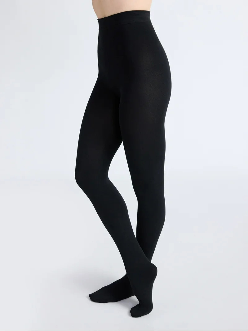 Joyspun Women's Footed Fleece Tights, Sizes S-3XL | Walmart (US)