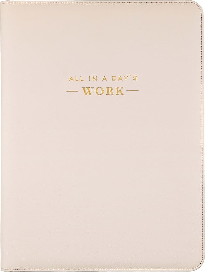 Deluxe Organizer Padded Padfolio, Portfolio Business Document Case with Ruled Letter-Size Perfora... | Amazon (US)