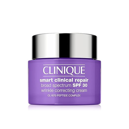 Clinique Smart Clinical Repair Broad Spectrum SPF 30 Wrinkle Correcting Cream with Peptides, Hyal... | Amazon (US)