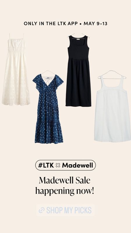 LTKxMadewell sale is live! Everything is 20% off and here are just a handful of dresses that I have been eyeing! This sale is through the LTK app, so make sure to get the code directly from LTK! 

#LTKMidsize #LTKSaleAlert #LTKxMadewell