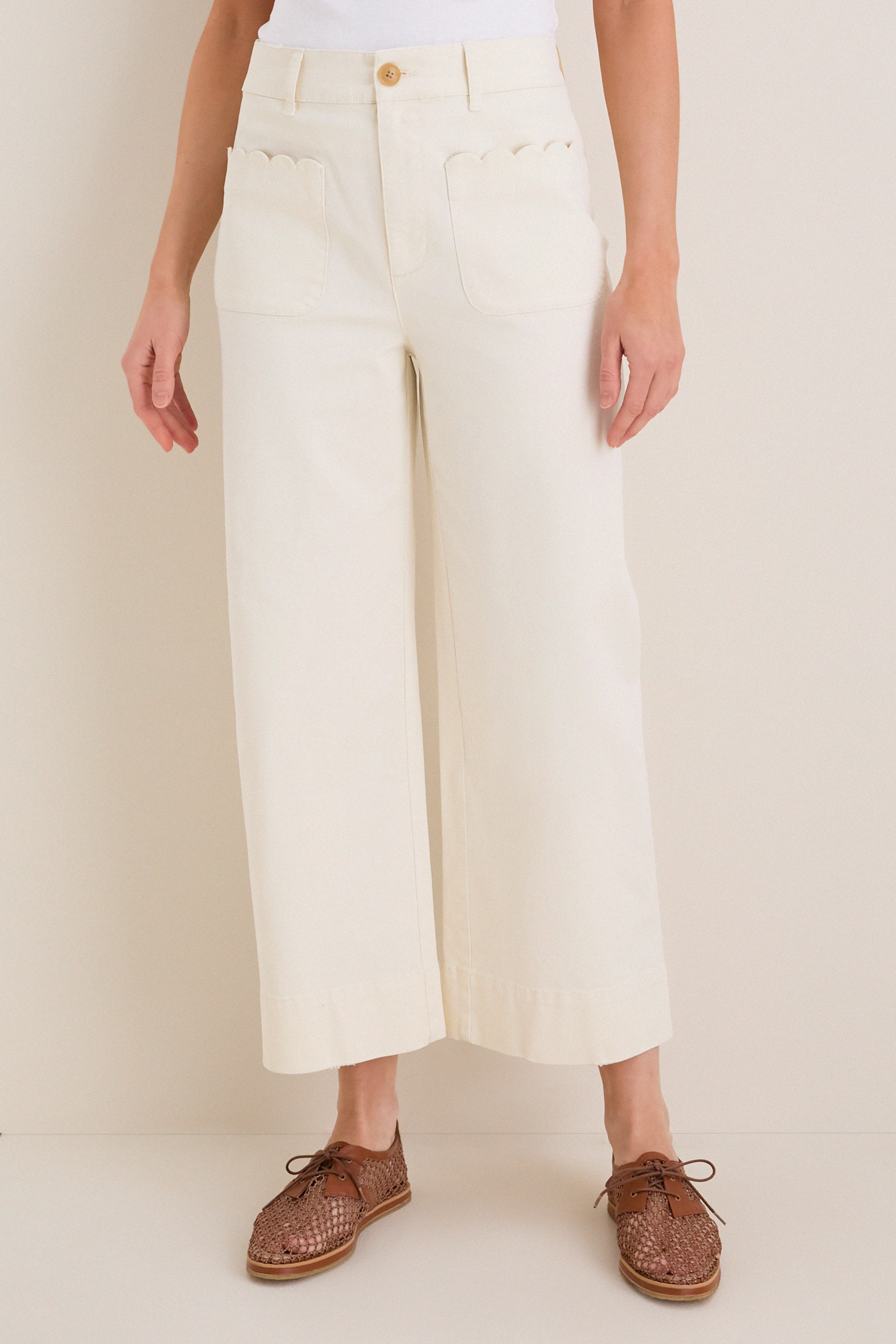 Stone Chino Wide Leg Davis Pants | Tuckernuck (US)