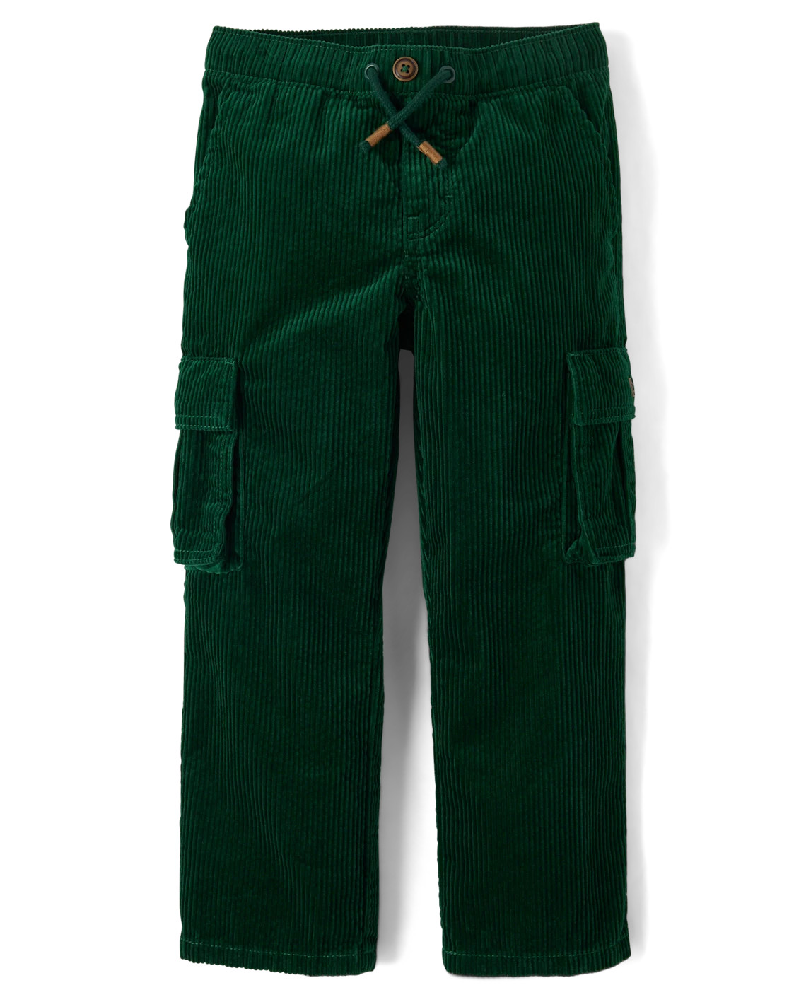 Kids Corduroy Pull On Relaxed Cargo Pants - Royal Christmas - GREEN | Gymboree | Gymboree