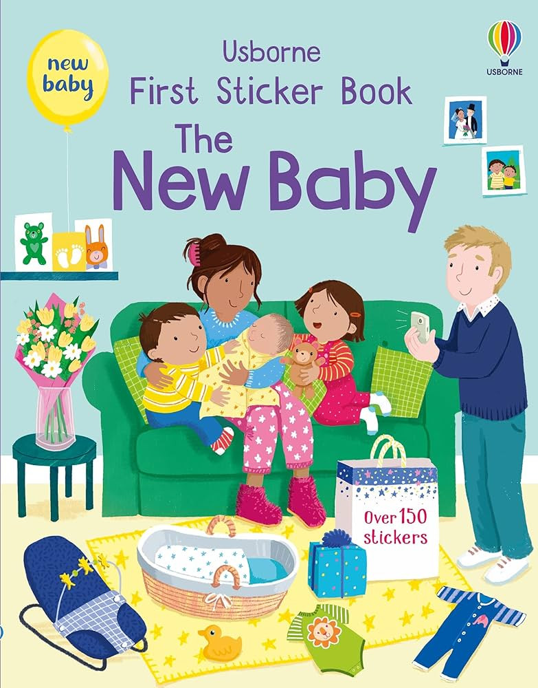 First Sticker Book The New Baby: A Fun Sticker Book for Children (Ages 3-5) About Welcoming a New... | Amazon (US)