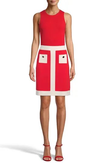 ANNE KLEIN Colorblock Skirt | Nordstrom | Nordstrom