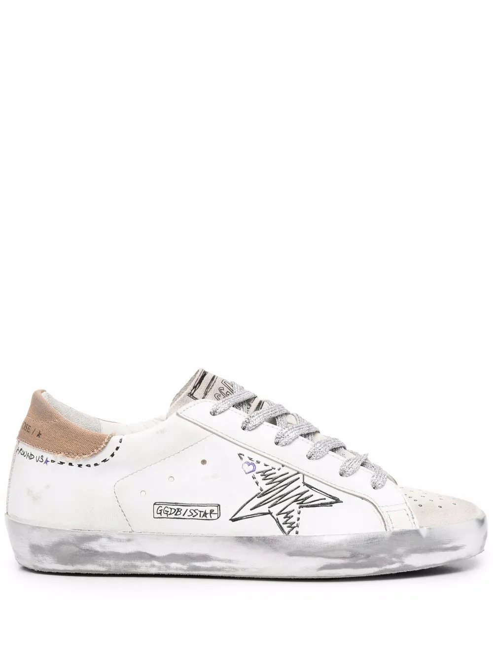 Golden Goose Super-Star low-top Sneakers - Farfetch | Farfetch Global