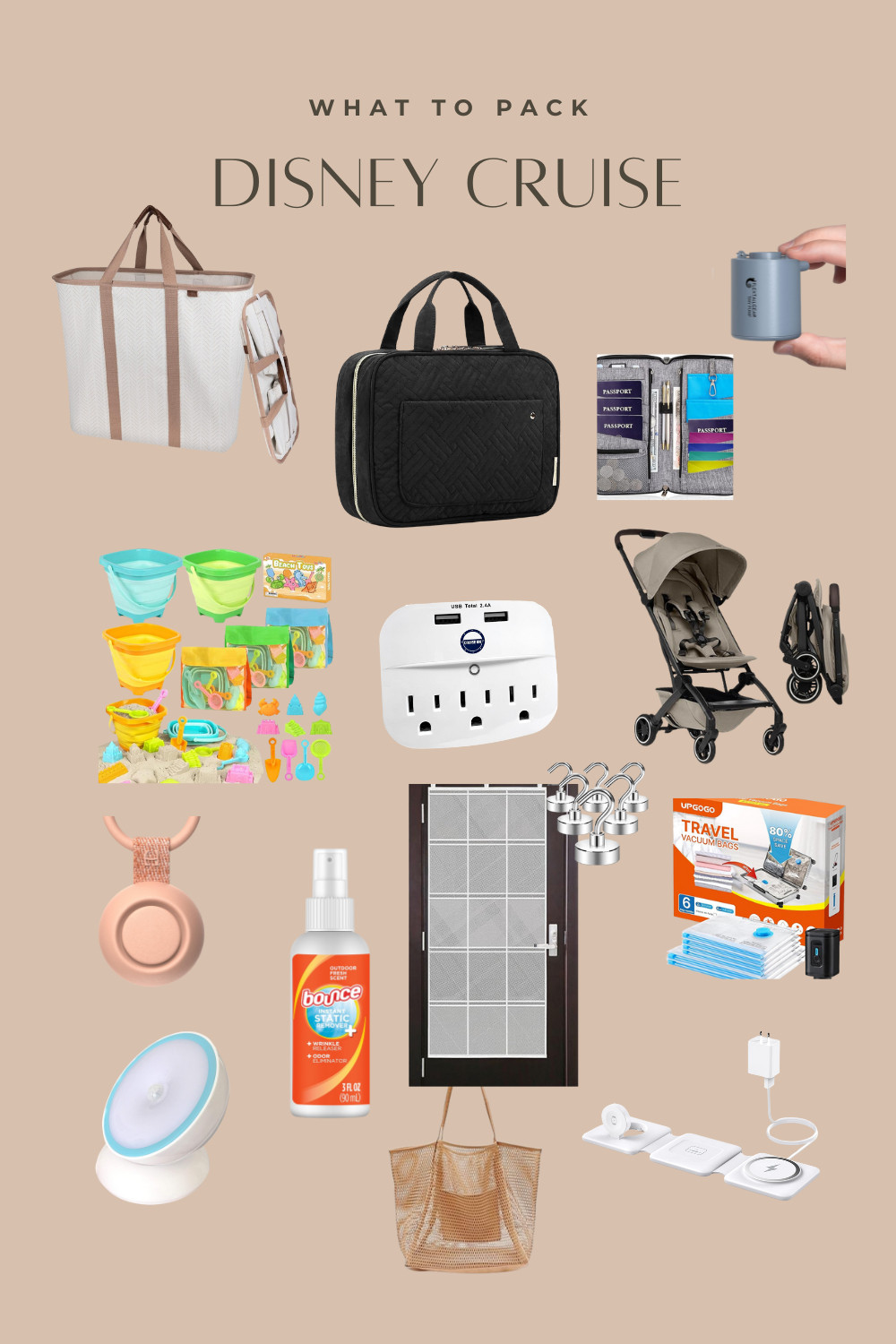 These are MUST HAVES for your Disney Cruise! Don't forget these items! Check out the blog for details! https://homeoftheharveys.com/disney-dream-cruise-family-trip/  

 #LTKTravel #LTKKids #LTKFamily