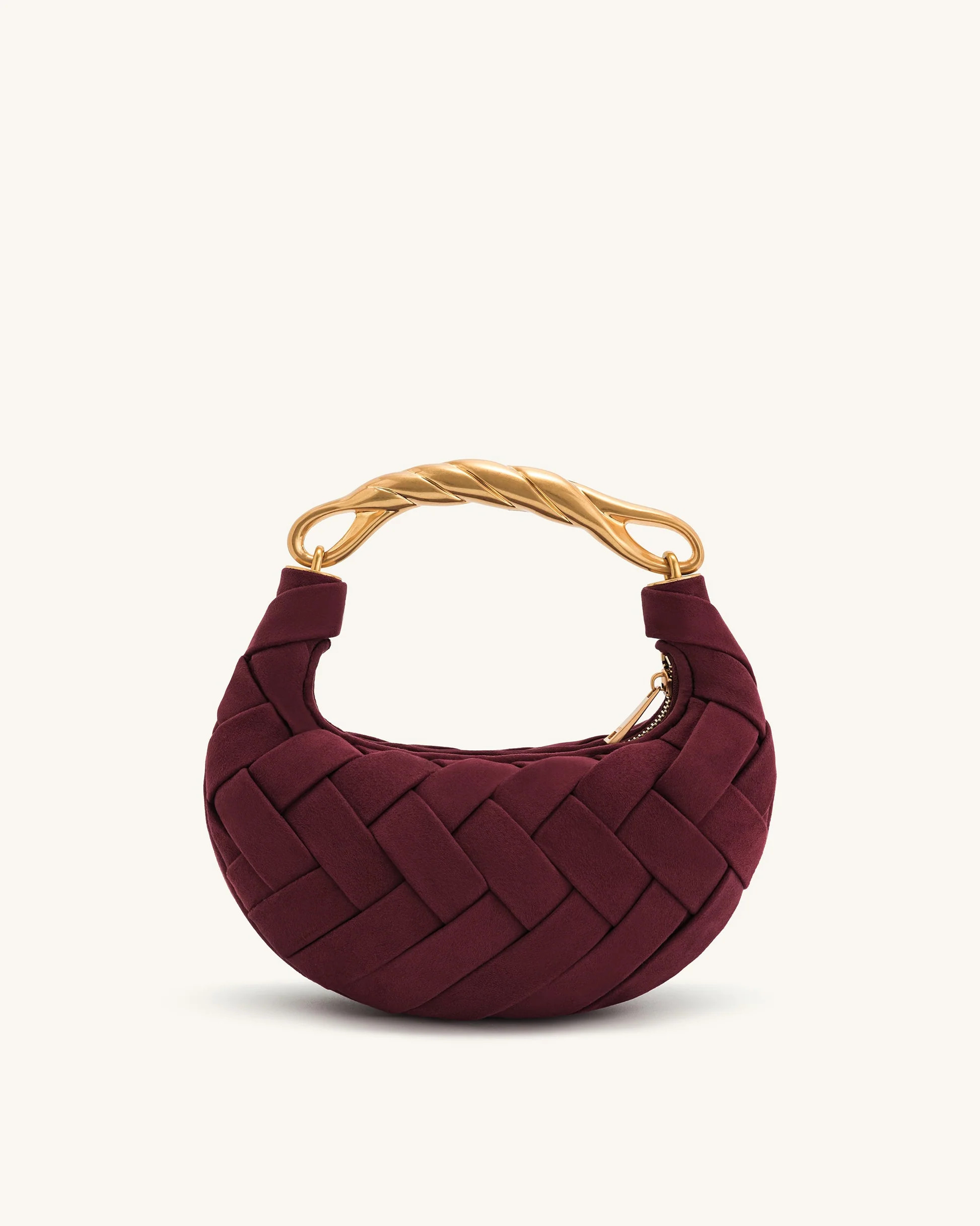 Orla Weave Handbag - Claret | JW PEI US