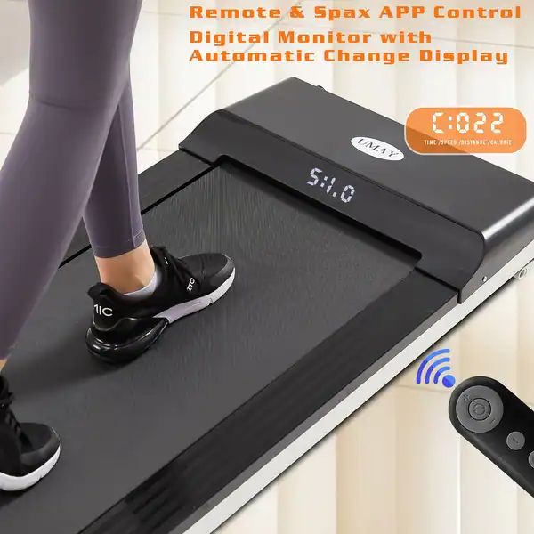 Portable Treadmill , Under Desk Walking Pad Flat Slim Treadmill with LDE Display and Sport APP | Bed Bath & Beyond