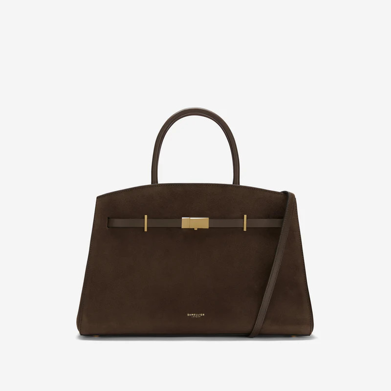 The Midi Hudson | Mocha Suede & Mocha Smooth | DeMellier | DeMellier