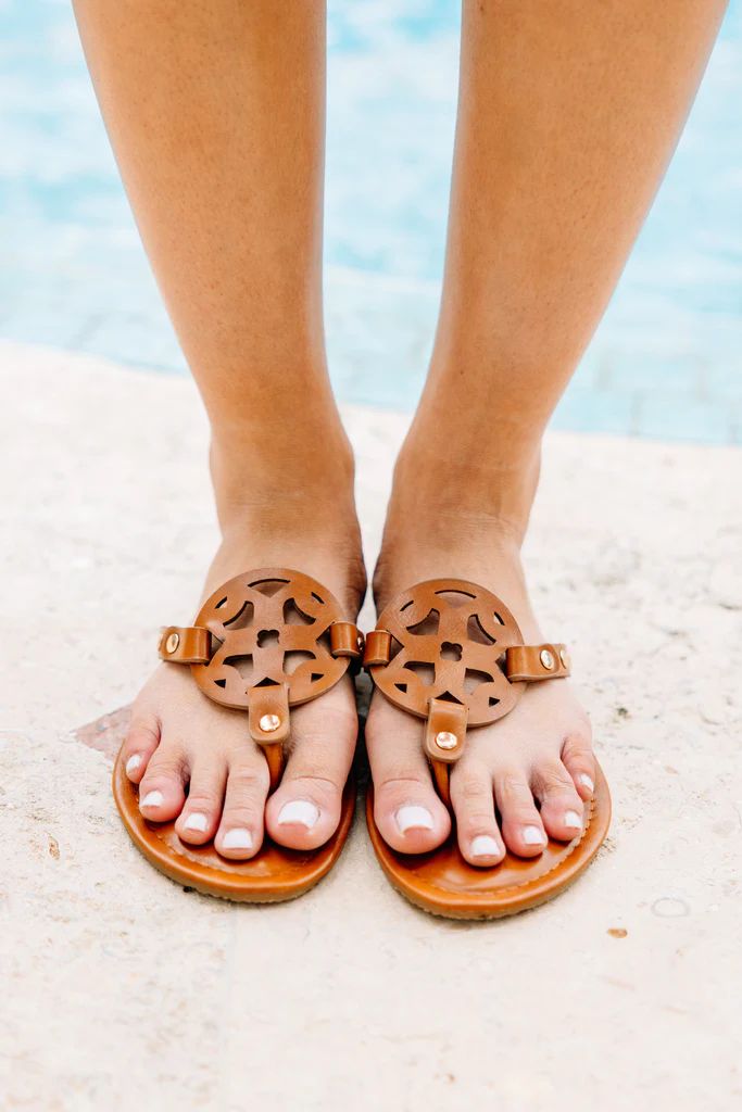 The Sky Is The Limit Tan Brown Sandals | The Mint Julep Boutique