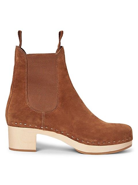 Annabelle Leather Clog Boots | Saks Fifth Avenue