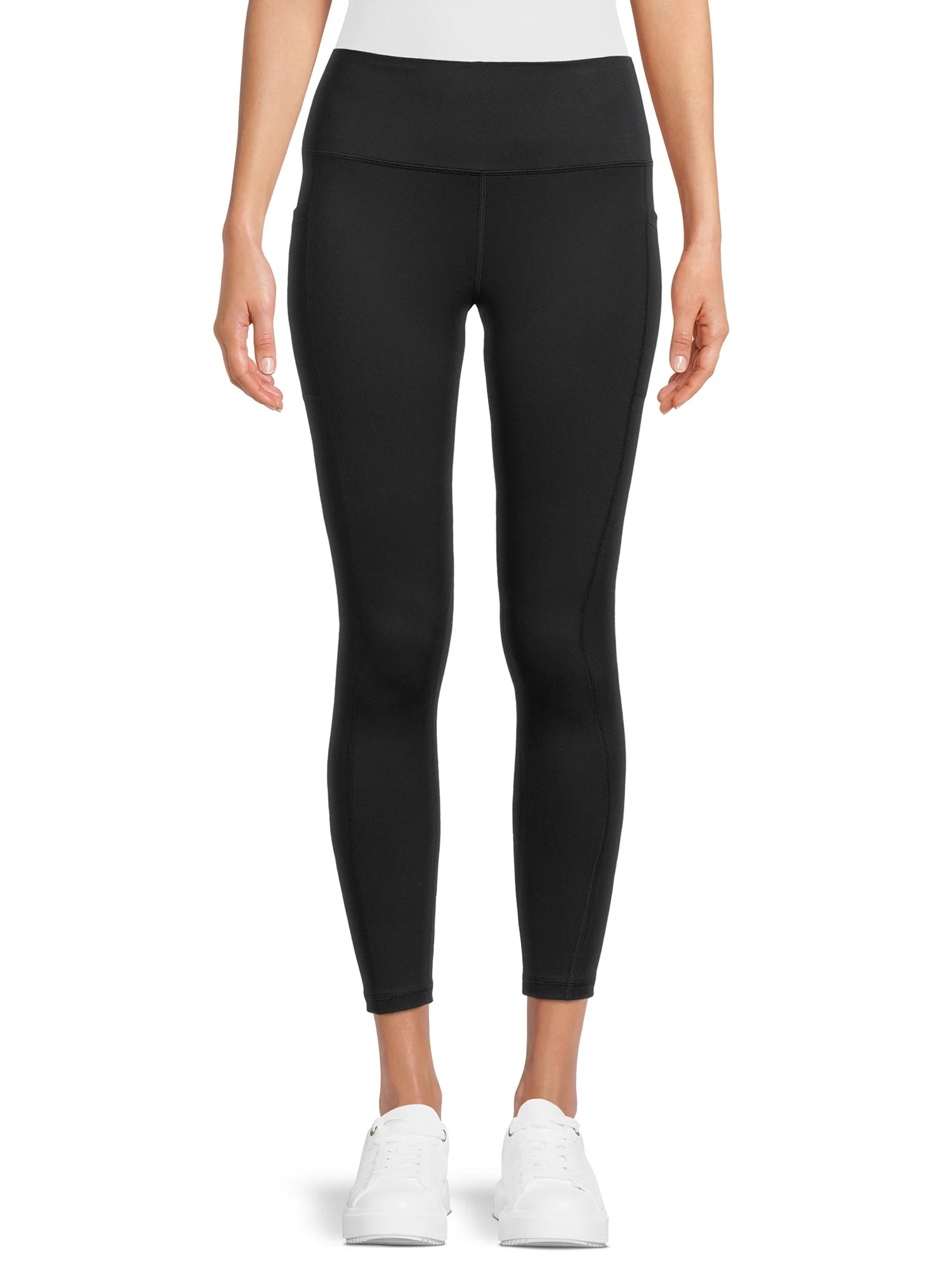 Athlux Women's Basic Luxe High Waist 7/8 Leggings with Pockets, 25" - Walmart.com | Walmart (US)