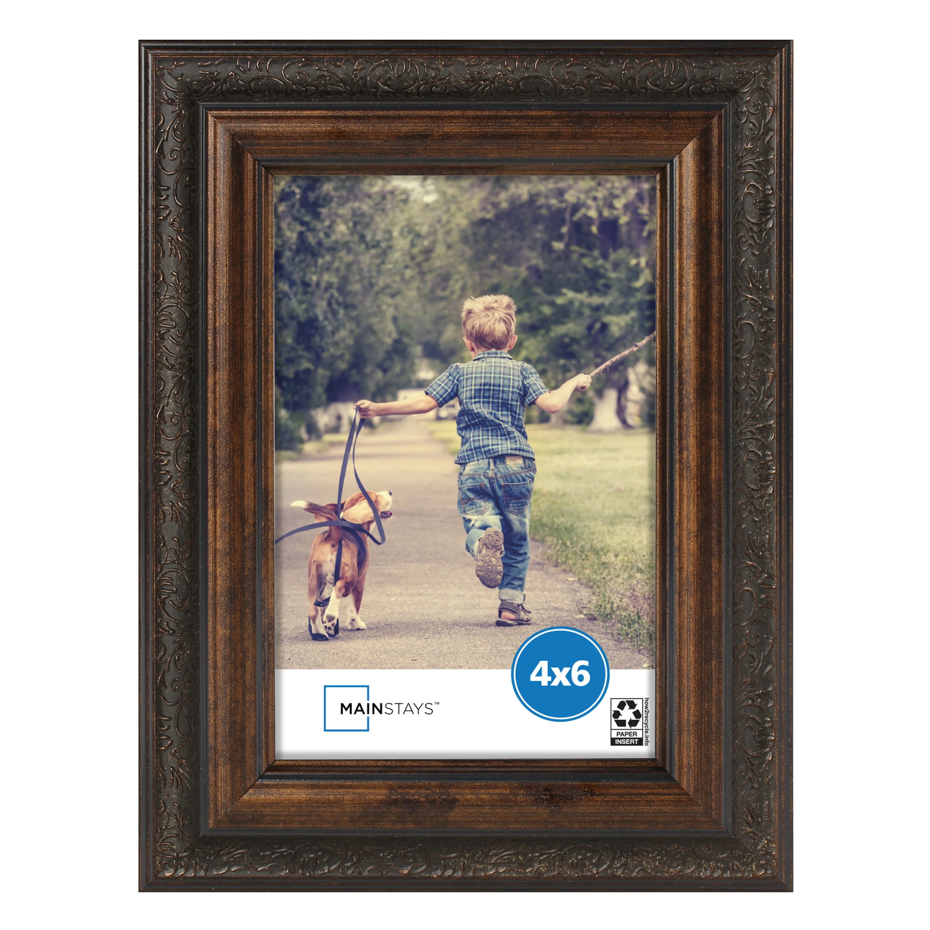 Mainstays Antique Bronze 4x6 Picture Frame | Walmart (US)