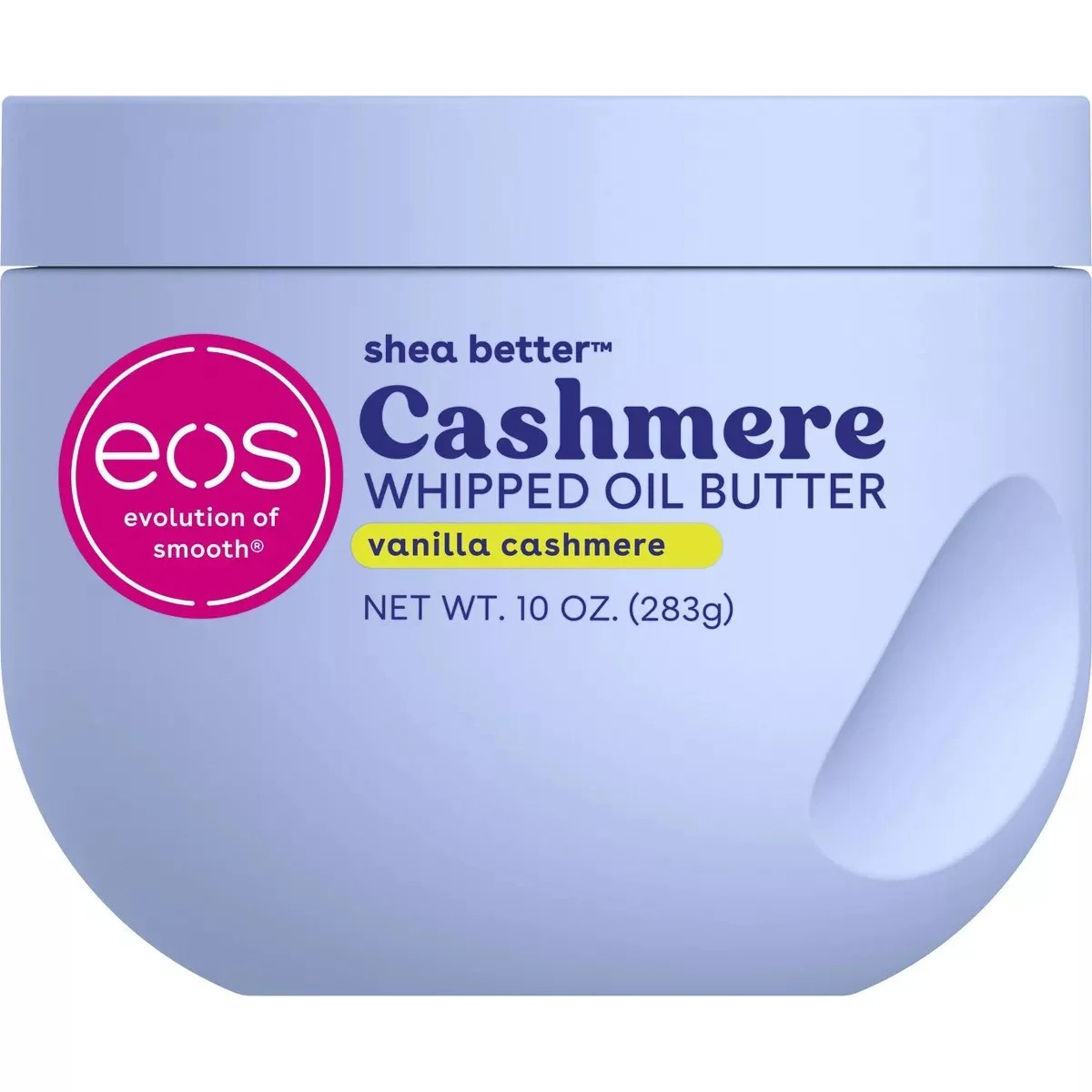 eos Vanilla Cashmere Whipped Body Butter, Rich Moisture, Deep Hydration for Dry Skin, 10 oz | Walmart (US)