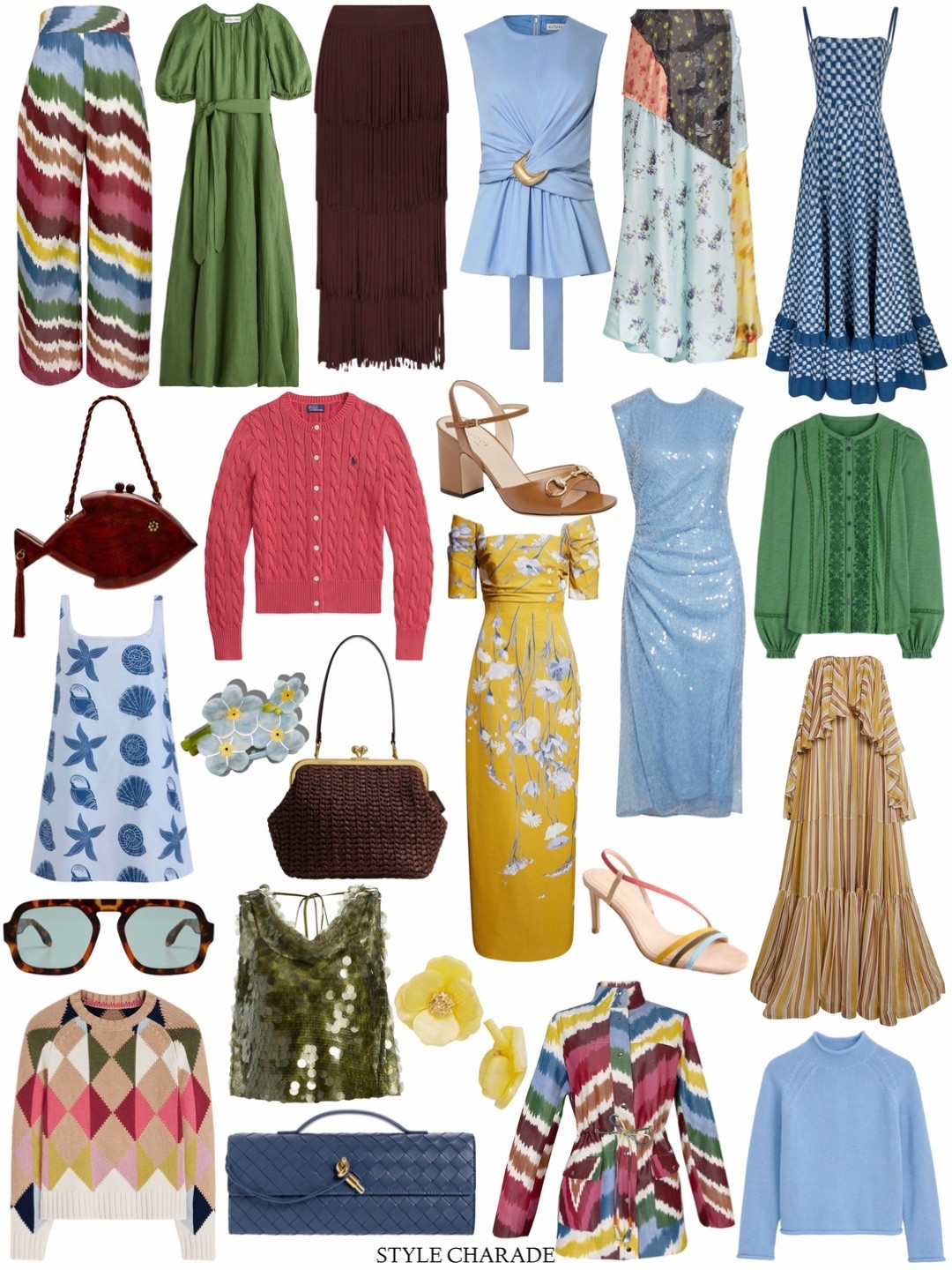 Sharing some new arrivals perfect for spring outfits 2026. These spring outfit ideas include De Castro pants and jacket, Polo Ralph Lauren sweater, Tuckernuck dresses, Bottega Veneta clutch, Alice Walk crewneck, Lela Rose gown, and Boden multicolor layers. So many beautiful spring dresses too! 

#LTKSeasonal #LTKootd #LTKFestival