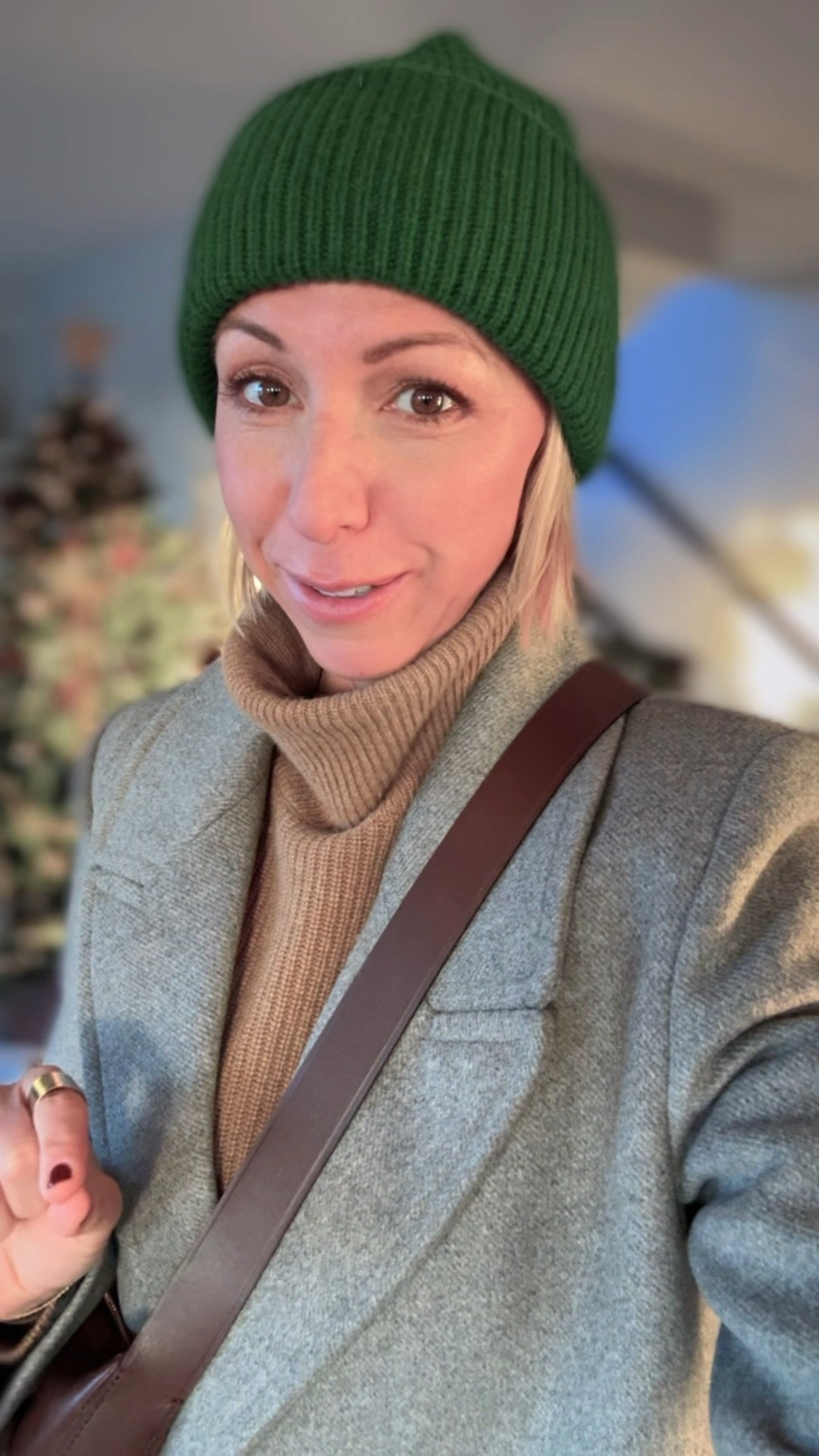 Winter layers, but chic! This tailored wool blend overcoat is warm & so elegant paired with jeans + boots! I sized up one size to be able to layer with thick sweaters

#LTKWatchNow #LTKGiftGuide #LTKHoliday