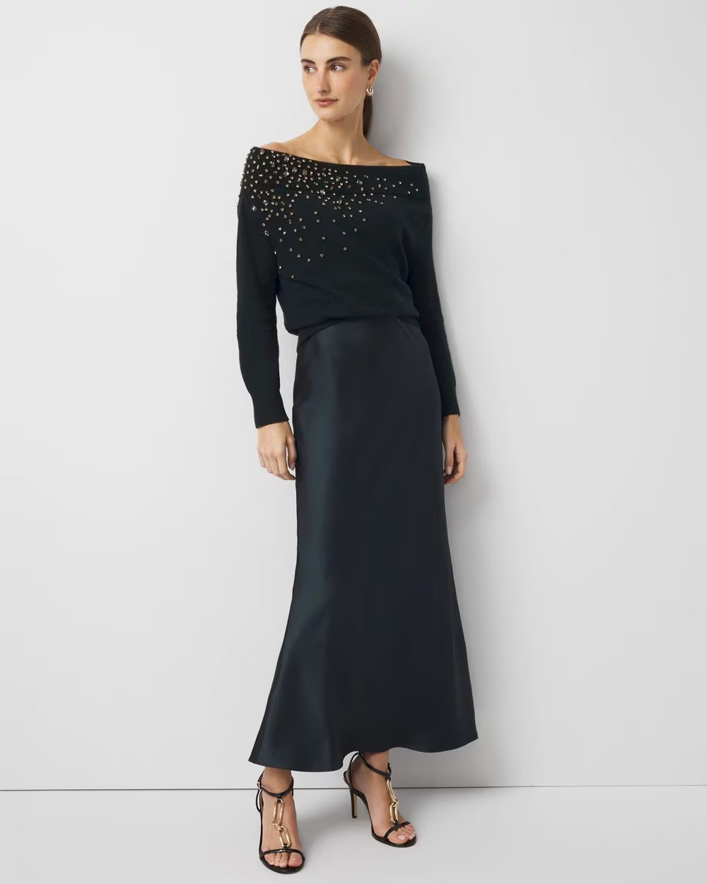 Petite Satin Slip Skirt | White House Black Market | White House Black Market