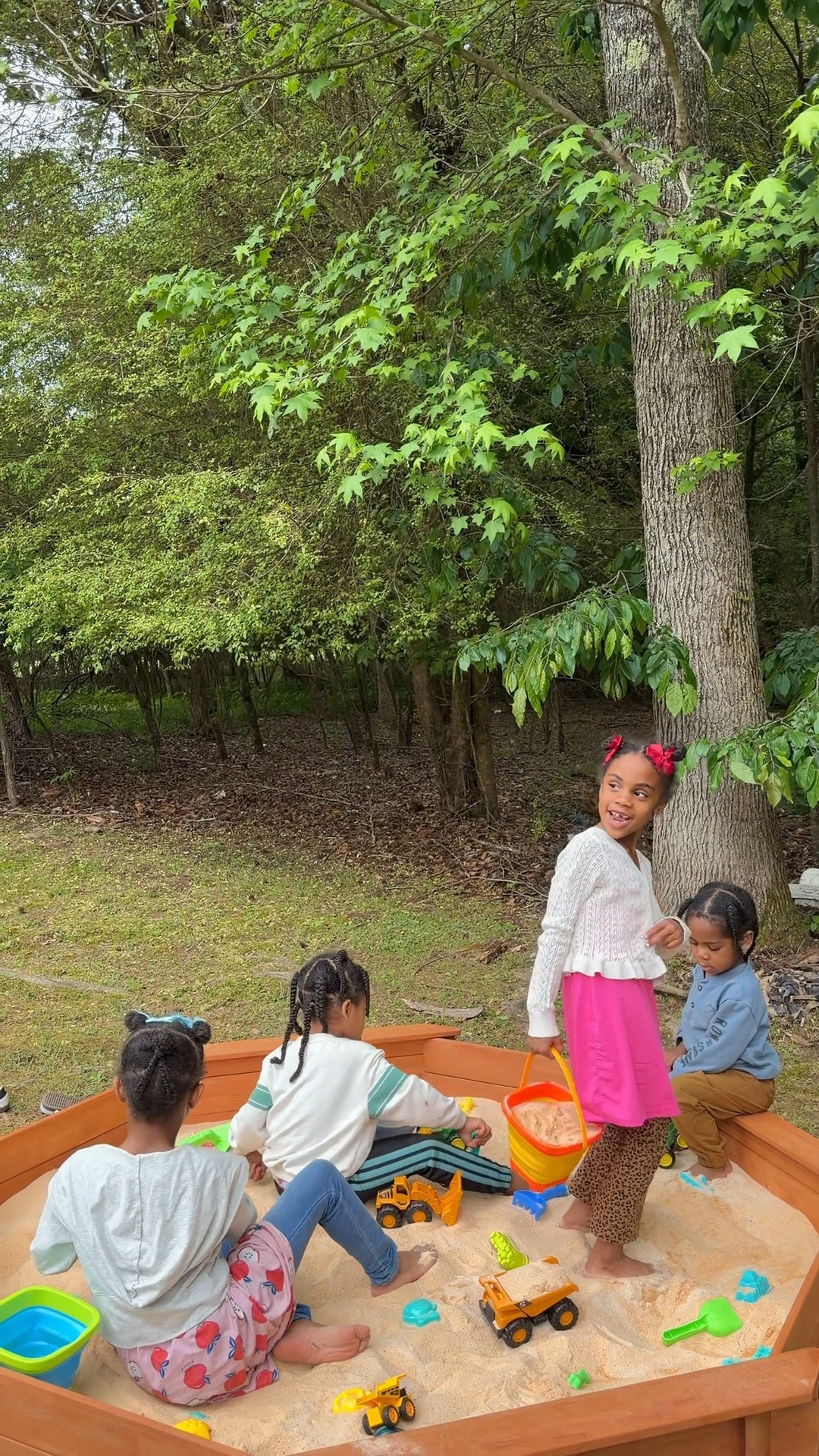 Making a sandbox that the kids will love until they grow old I hope. 🥲 saved us some time and gave them two hours uninterrupted!

#LTKdayinmylife #LTKKids #LTKmomlife