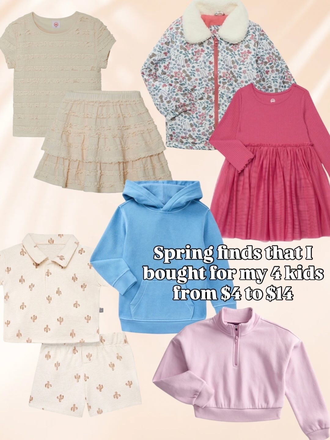 Spring arrivals from $4 to $14 that I bought my 4 kids! 

Spring dress, spring style, Walmart kids 

#LTKBaby #LTKKids #LTKSaleAlert