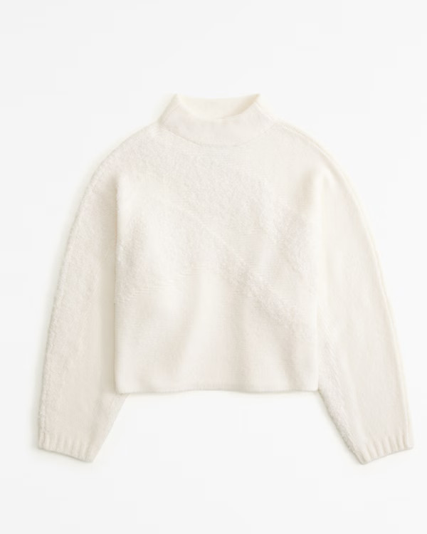 Intarsia Mockneck Dolman Sweater | Abercrombie & Fitch (US)