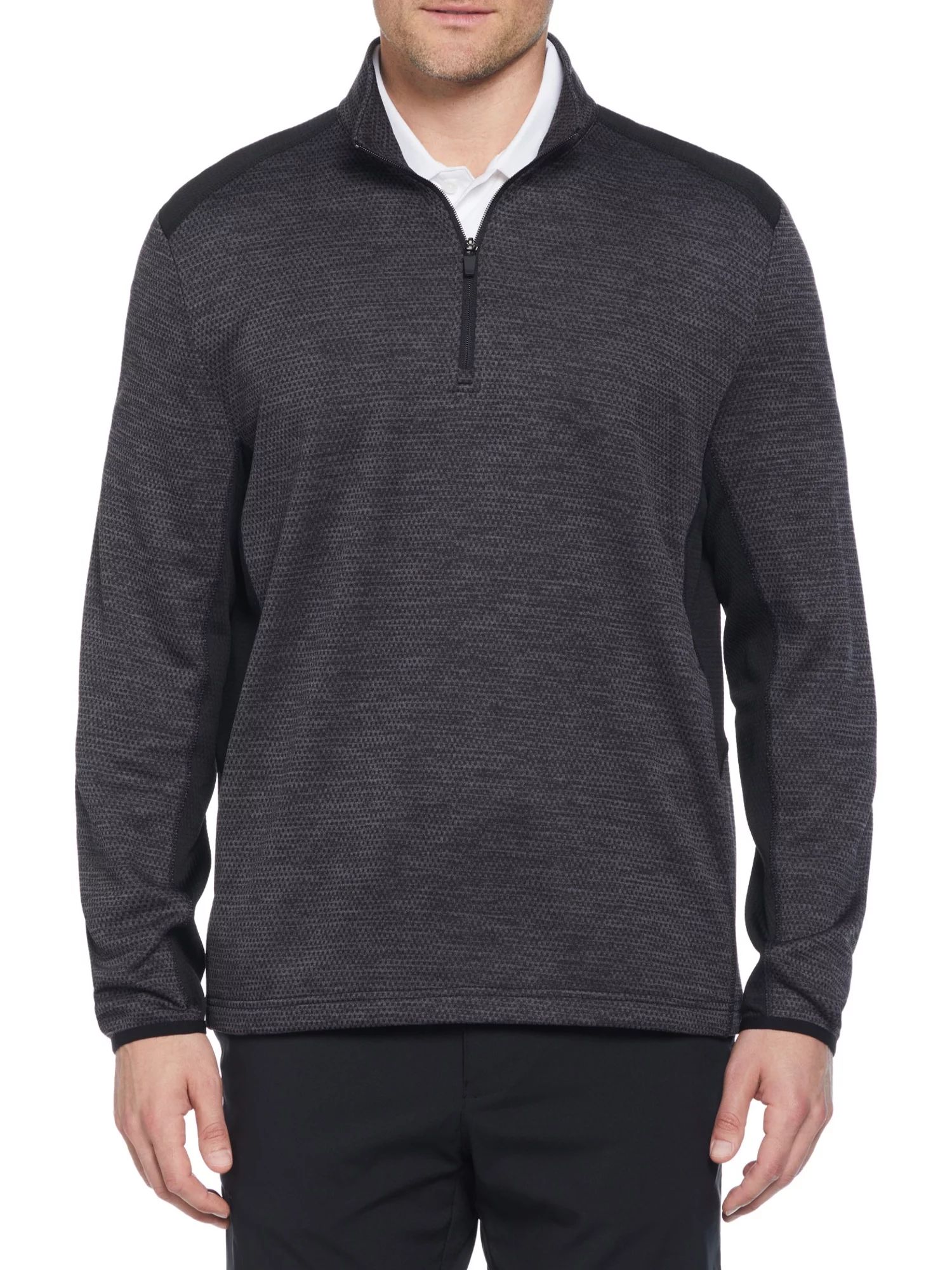 Ben Hogan Men’s and Big Men’s 2-Tone Space Dye Quarter Zip Golf Sweater, up to Size 5XL | Walmart (US)
