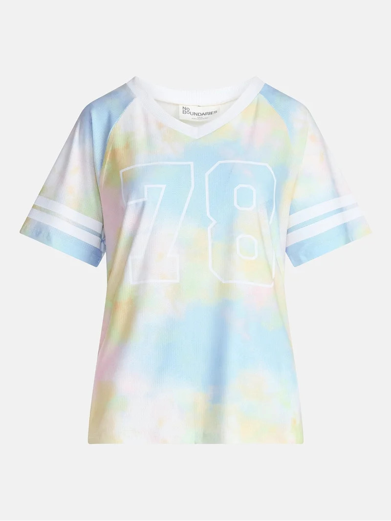 No Boundaries Printed Oversized Graphic Jersey, Women's XXS-XXL | Walmart (US)