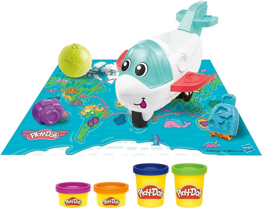 Play-Doh Airplane Explorer Starter Set, Preschool Toys for 3 Year Old Girls & Boys & Up with Jet,... | Amazon (US)