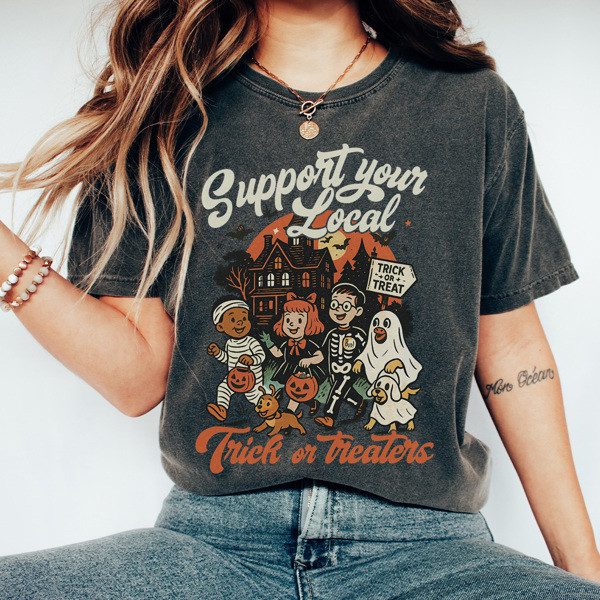 Vintage Trick or Treaters Graphic Tee, Halloween Shirt, Cute Halloween Tee, Halloween Costume | Jane – Boutique Shopping Deals