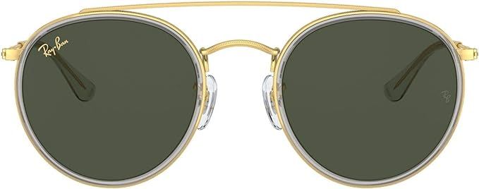 Ray-Ban Rb3647n Double Bridge Round Sunglasses | Amazon (US)