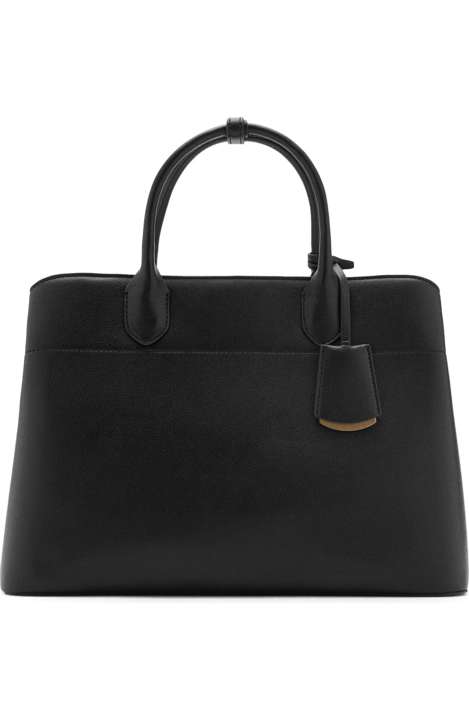 Faux Leather Shopper Bag | Nordstrom