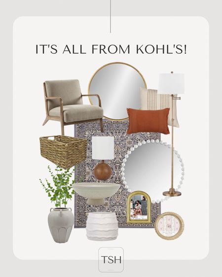 Kohl’s home decor, living room decor, living room furniture, area rugs, lighting, round mirror, basket  

#LTKHome #LTKFindsUnder100 #LTKStyleTip