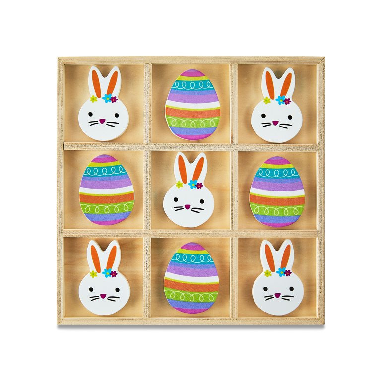 Easter Tic Tac Toe Game, 10 Pieces, by Way To Celebrate | Walmart (US)